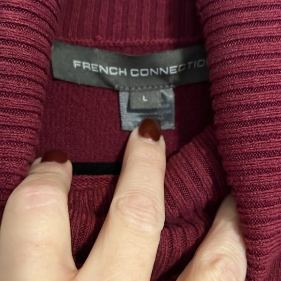 Women’s French Connection Turtleneck Tunic Sweater - Picture 3 of 5